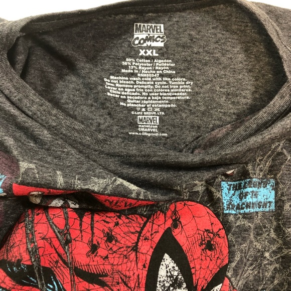 Marvel Comics Man Spider-Man tee shirt, sz XXL - Picture 4 of 5
